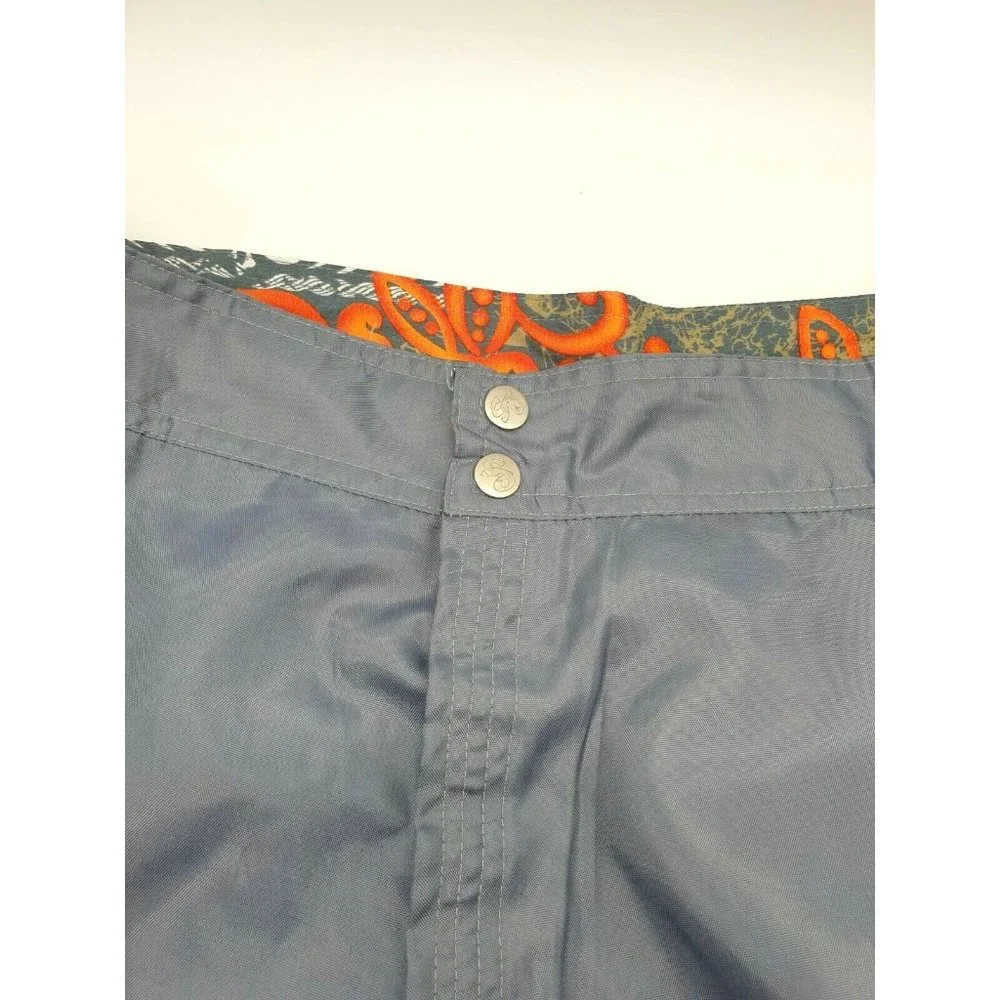 Quik Sand Sportswear Board Shorts Mens 36" Waist Reversable Beach Swim Vacation - Picture 8 of 8